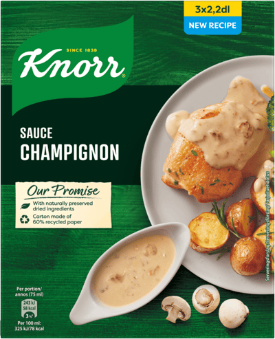 Modellbild av Champignon Knorr Sauce 3x36 g