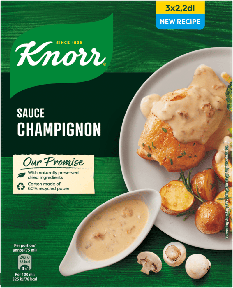 Champignon Knorr Sauce