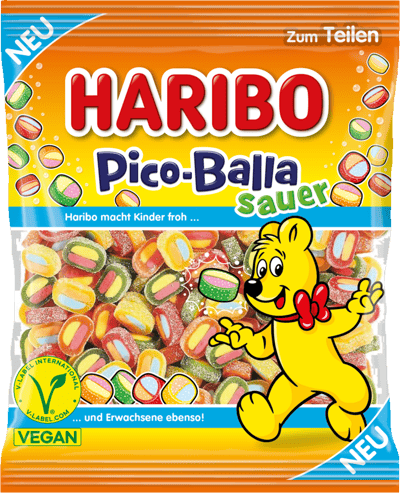 Modelbillede af Pico-Balla Sour Haribo 160g