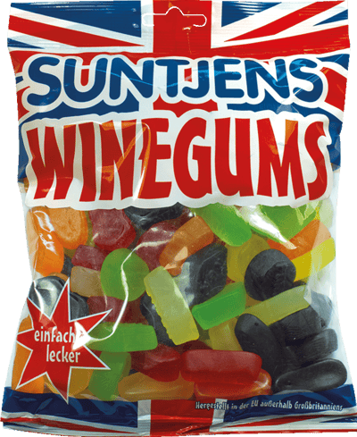 Engelsk Vingummi Red Band 200g