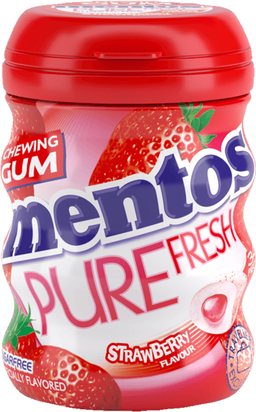 Modelbillede af Strawberry Gum Mentos 68g