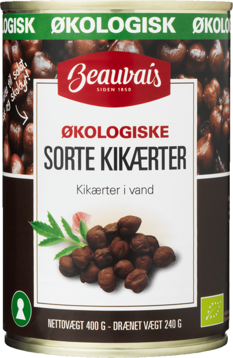 Sorte Kikærter Beauvais ØKO