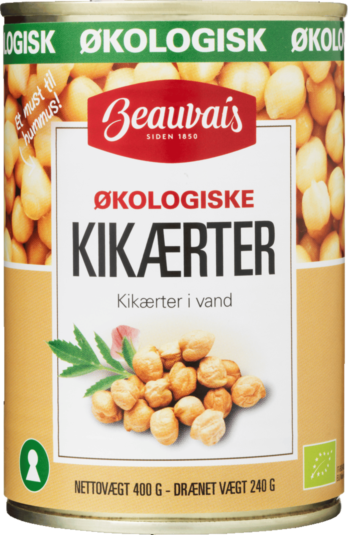 Kikærter Beauvais ØKO 400g/240g