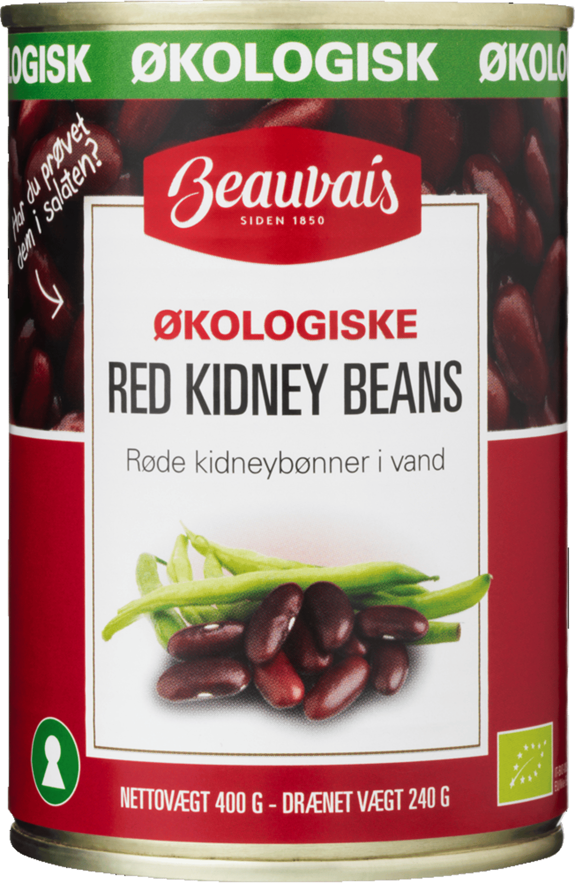 Røde Kidneybønner Beauvais ØKO 400g/240g