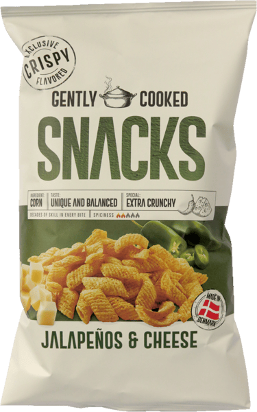 Modellbild av Corn Snack Jalapeño & Cheese 125 g