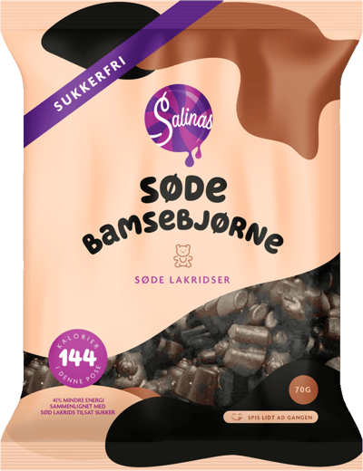 Modelbillede af Søde Bamsebjørne Salinas 70g