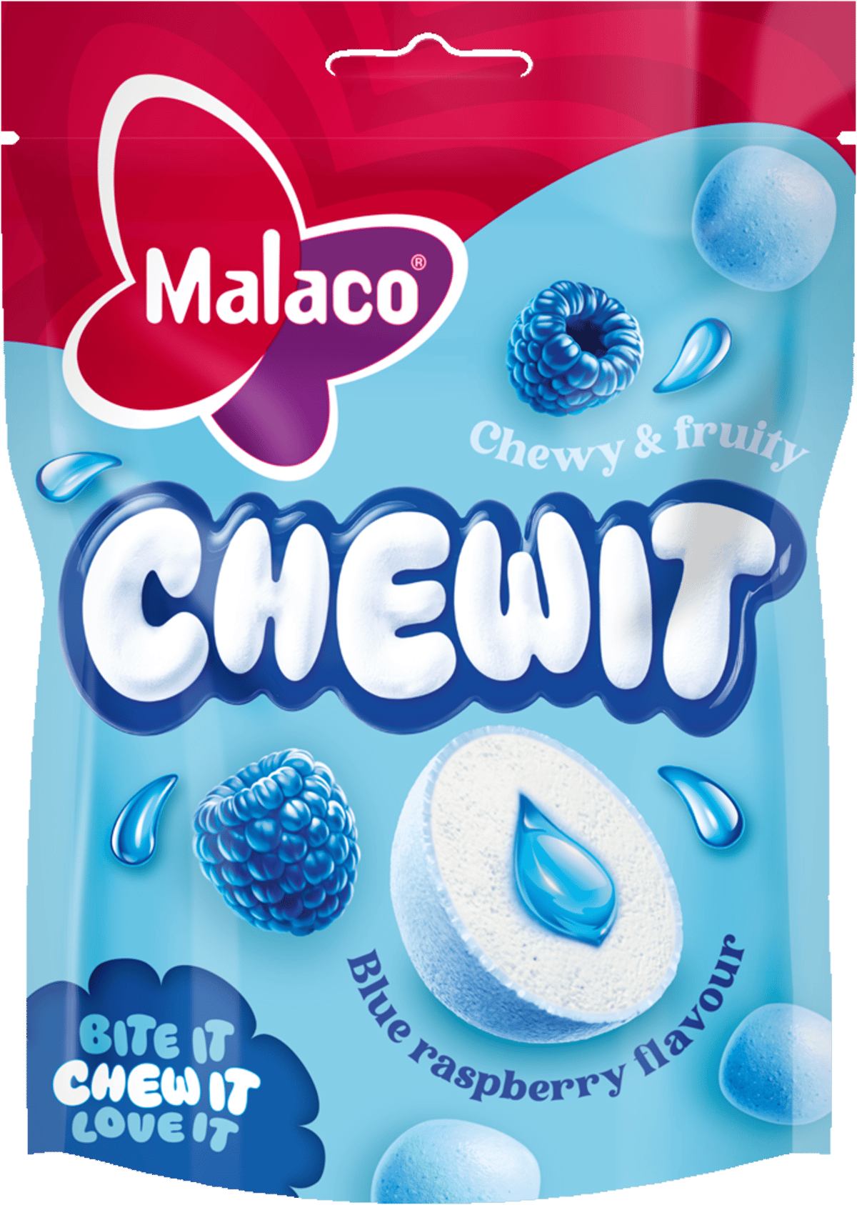 Chewit Blue Raspberry Malaco 115g