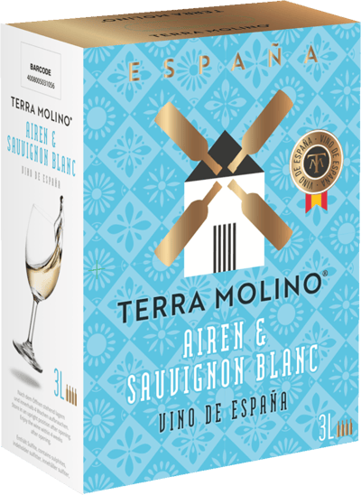 Modelbillede af Terra Molino Airen-Sauv. Blanc 3l BIB
