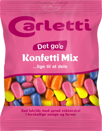 Modelbillede af Konfetti Mix Carletti 380g