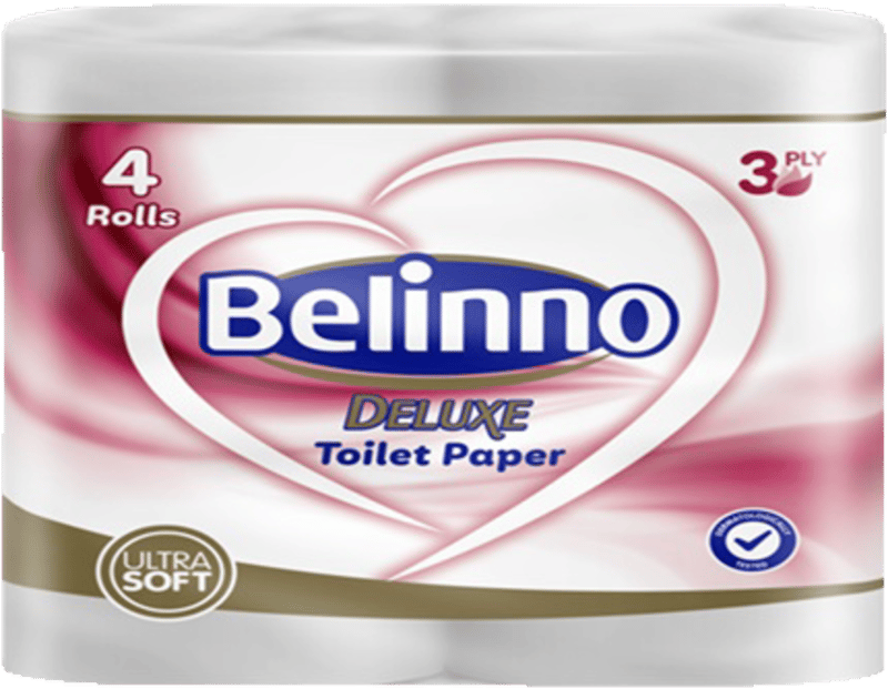 Deluxe Toiletpapir Belinno 4 rl