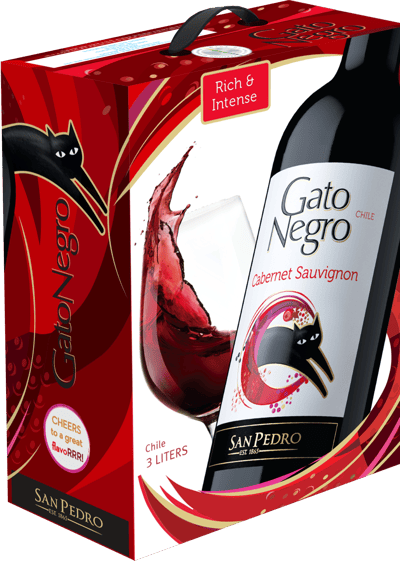 1 Bag-in-box Gato Negro Cabernet Sauvignon 3l BIB