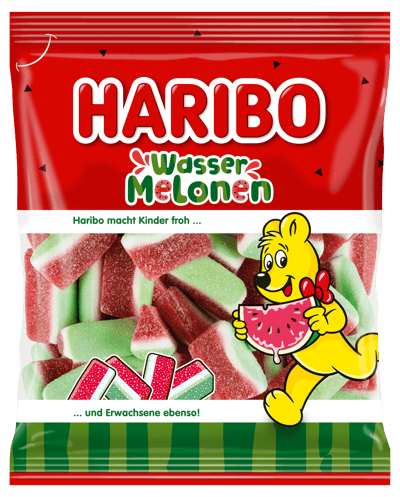 Modelbillede af Haribo Wassermelonen 160g