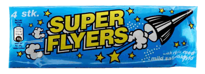 1 ps. Super Flyers 4-pak 45 g