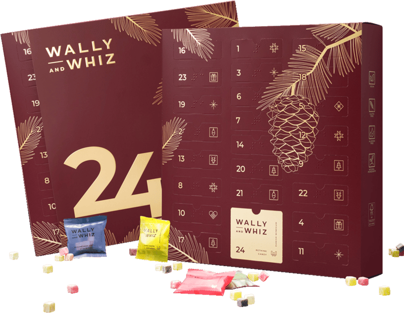 Rød Kalender Wally And Whiz 297g