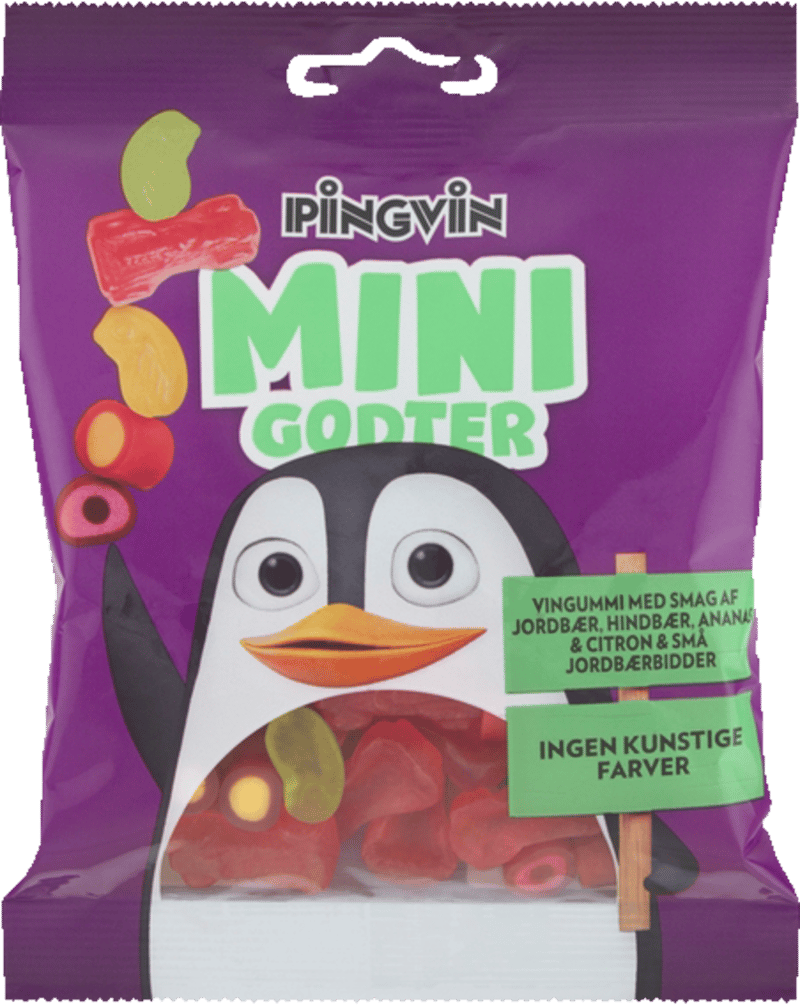 Mini godter Toms Pingvin