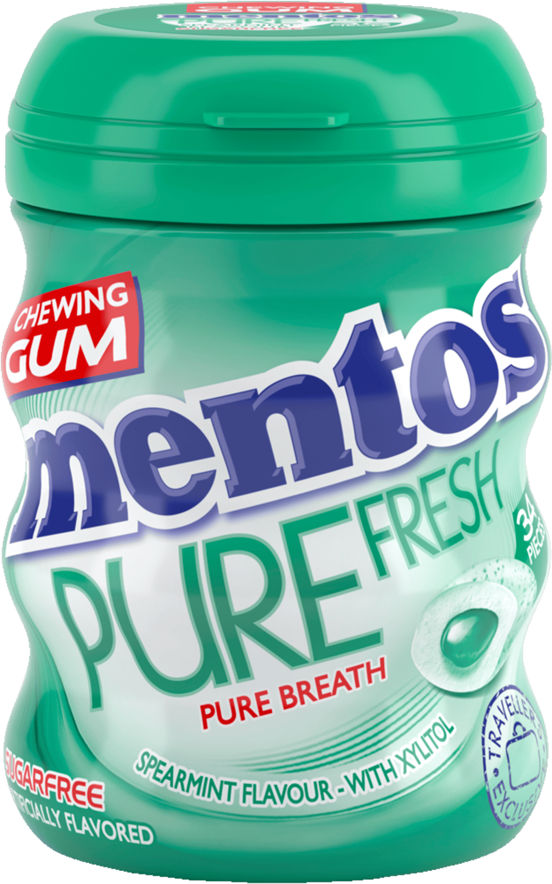 Spearmint Gum Mentos 68g