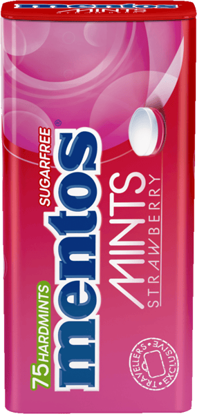 Modelbillede af Strawberry Mints Mentos 53g
