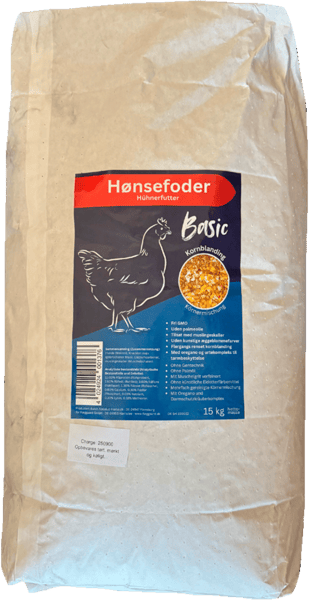 Modelbillede af Hønsefoder Basic 15 kg.