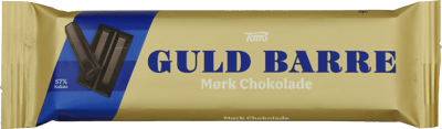 Modelbillede af Toms Guld Barre Mørk 45g