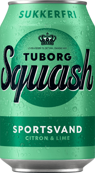 Modelbillede af Tuborg Squash Sport sukkerfri 24x0,33l