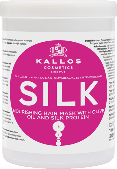 Modelbillede af Silk Hair Mask Kallos 1000 ml