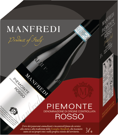 Modelbillede af Manfredi Piemonte DOC Rosso 3l BIB
