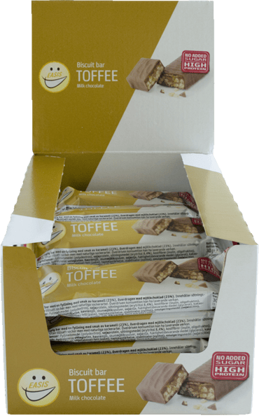 Modelbillede af EASIS Biscuit Bar Toffee 30 g
