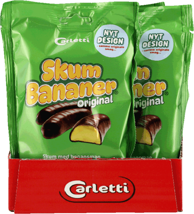 Modelbillede af Skumbananer Carletti 18x60g