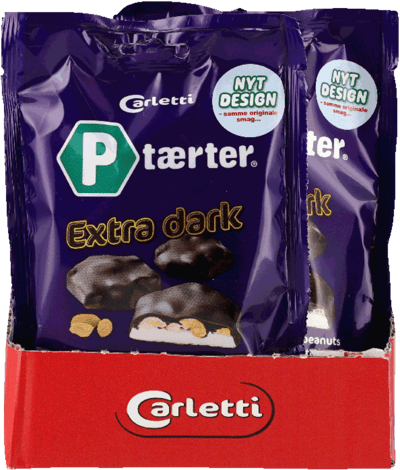 Modelbillede af P-tærter Dark Carletti 18x60g