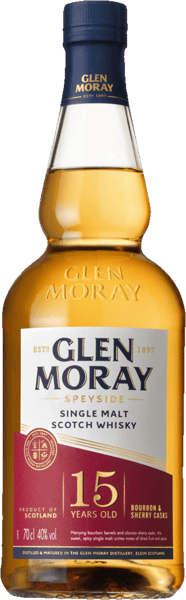 Modelbillede af Glen Moray 15yo 40% 0,7 l.