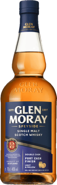 Modelbillede af Glen Moray Port Cask Finish 40% 0,7 l.