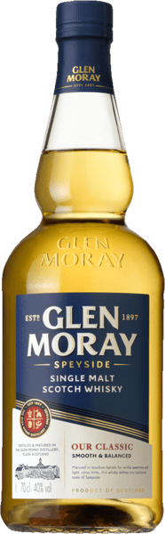 Modelbillede af Glen Moray Classic Gaveæske 40% 0,7 l.