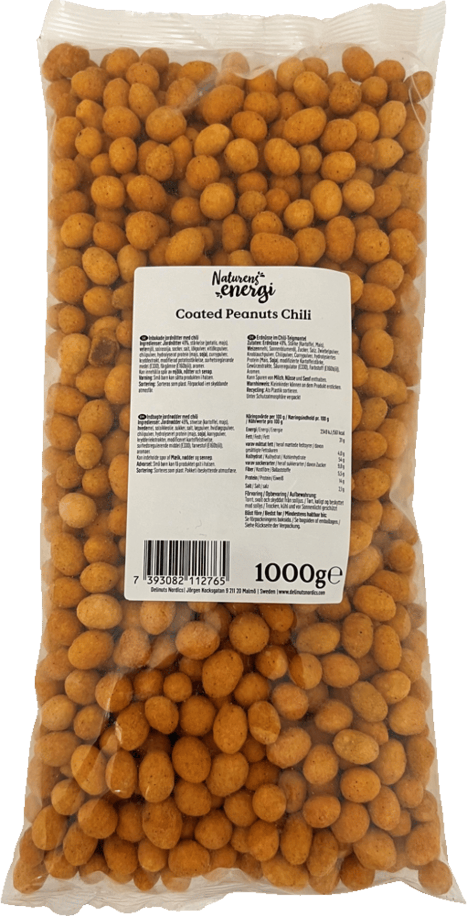 Chili Nødder Naturens Energi 1000 g
