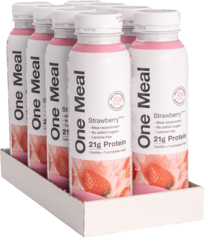 Modelbillede af Nupo One Meal RTD Jordbær 8x330 ml