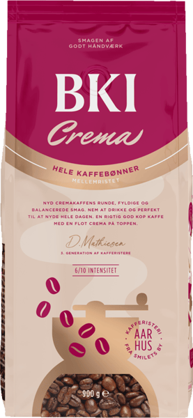 Modelbillede af BKI Hele Bønner Crema 900g