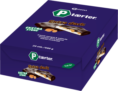 Carletti P-Tærter Dark 500g