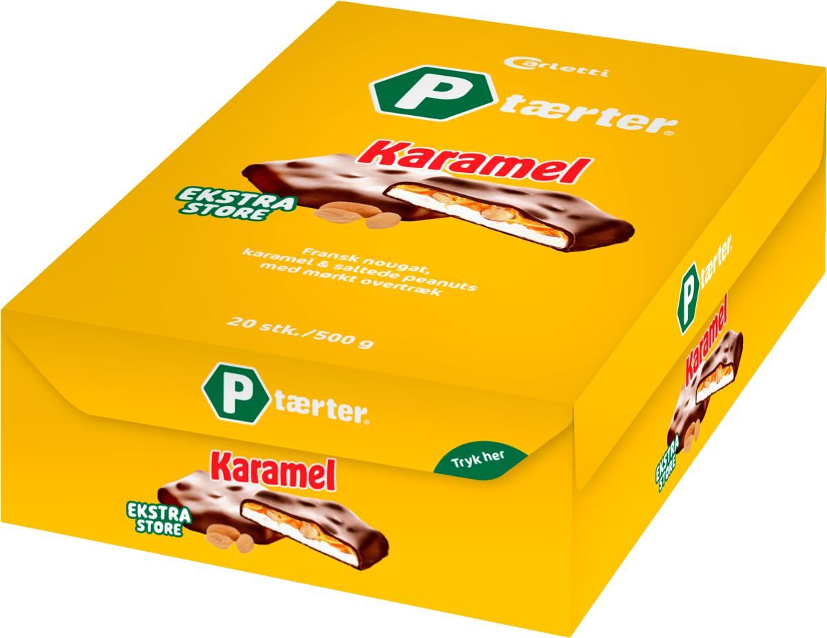 P-tærter karamel 500g