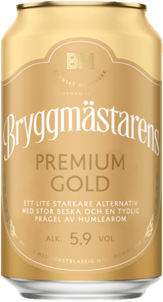 Modellbild av Bryggmästarens Premium Gold 5,9% 24 x 33 cl.