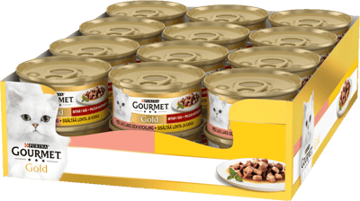 Modellbild av Gourmet Gold Laks/Kylling, 24x85 g