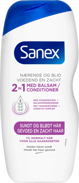 Modelbillede af Sanex Shampoo 2in1 250 ml.
