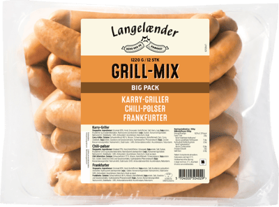 Modelbillede af Grill-mix Langelænder 1220 g