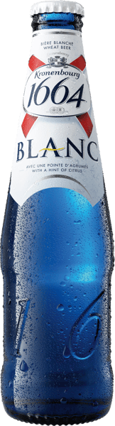 Modelbillede af Kronenbourg 1664 Blanc Hvedeøl - 5,0% øl, 24x33cl flaske