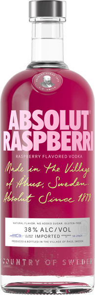 Modelbillede af Absolut Raspberri 38% 1 l.