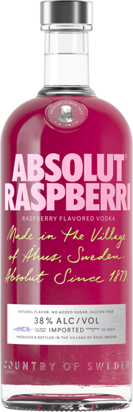 Absolut Raspberri 38% 1L