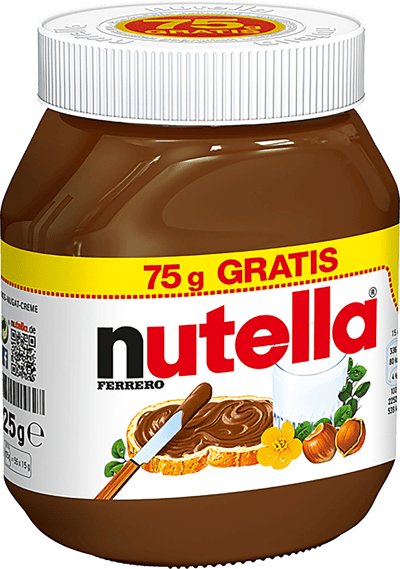 Modelbillede af Nutella 750g+75g