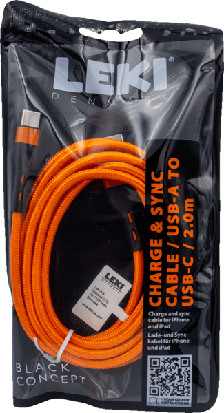 Modelbillede af Leki Braided Kabel USB-A to USB-C 2.0 m