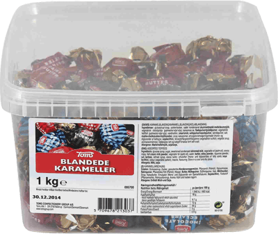 Modelbillede af Toms Blandede Karameller 1 kg