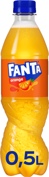 Modelbillede af Fanta Orange 0,5 l. + pant