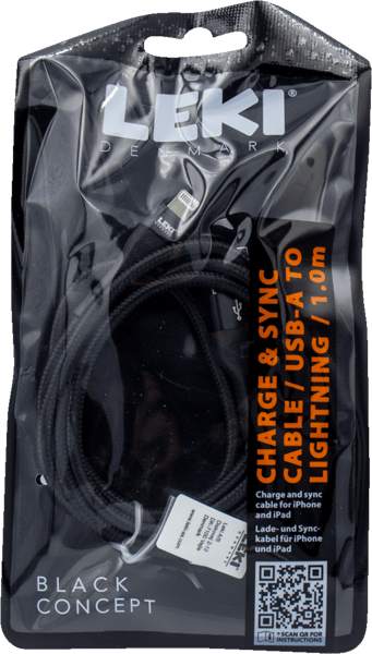 Modelbillede af Leki Braided Kabel USB-A to Lightning 1.0 m