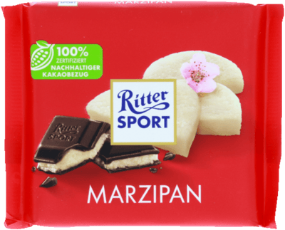 Modelbillede af Marcipan Ritter Sport 100g
